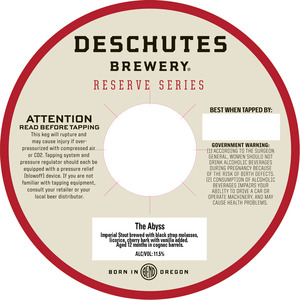 Deschutes Brewery The Abyss