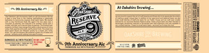 9th Anniversary Farmhouse Ale With Peaches