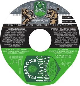 Firestone Walker Brewing Company Luponic Distortion October 2015