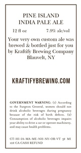 Kraftify Brewing Company Pine Island IPA
