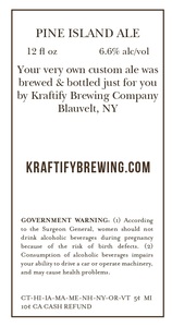 Kraftify Brewing Company Pine Island Ale