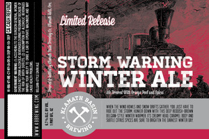 Klamath Basin Brewing Co. Storm Warning October 2015