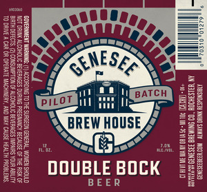 Genesee Brew House Double Bock Beer
