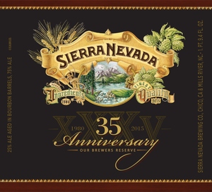 Sierra Nevada Our Brewer's Reserve November 2015