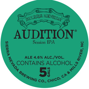 Sierra Nevada Audition Session IPA November 2015