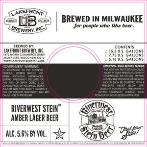 Lakefront Brewery Riverwest Stein