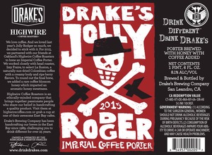 Drake's Jolly Rodger November 2015