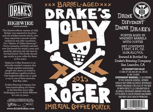 Drake's Barrel Aged Jolly Rodger November 2015