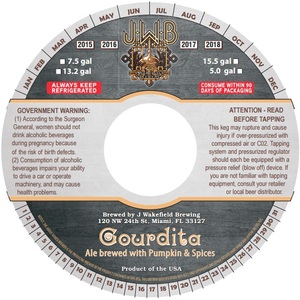 J Wakefield Brewing Gourdita