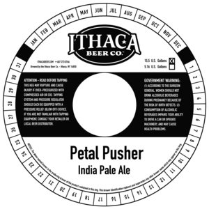 Ithaca Beer Company Petal Pusher November 2015