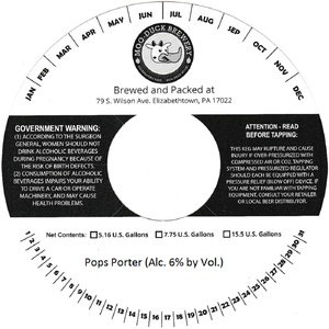 Pop's Porter November 2015