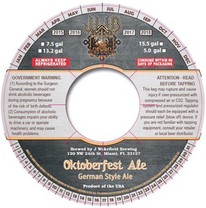 J Wakefield Brewing Oktoberfest Ale