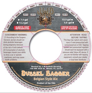 J Wakefield Brewing Dubbel Bagger Belgian Style Ale