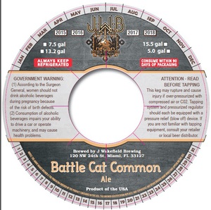 J Wakefield Brewing Battlecat Common