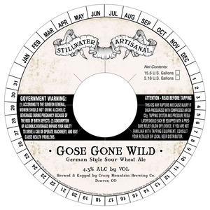 Crazy Mountain Brewing Company Gose Gone Wild
