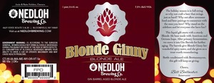 Nedloh Brewing Co. Blonde Ginny November 2015