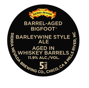 Sierra Nevada Barrel-aged Bigfoot November 2015