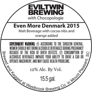 Evil Twin Brewing Even More Denmark 2015 November 2015