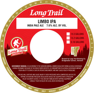 Long Trail Brewing Company Limbo IPA November 2015