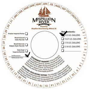 Mispillion River Brewing Hoffeweizen Hefeweizen Ale November 2015