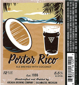 Arcadia Brewing Company Porter Rico