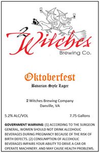 2 Witches Brewing Company Oktoberfest