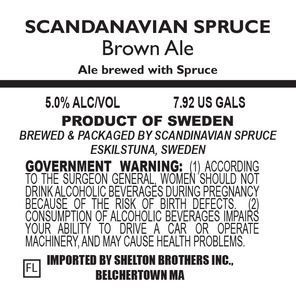 Scandanavian Spruce Spruce Brown Ale November 2015