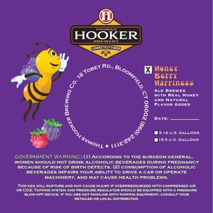 Thomas Hooker Brewing Co. Honey Berry Happiness November 2015