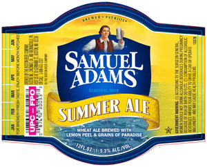 Samuel Adams Summer Ale November 2015