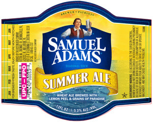 Samuel Adams Summer Ale November 2015