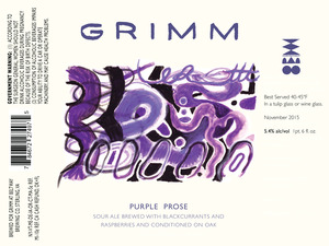 Grimm Purple Prose November 2015