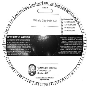 Outer Light Brewing Company Whale City Pale Ale