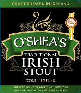 O'shea's Tranditional November 2015