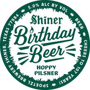 Shiner Birthday Beer November 2015