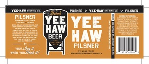 Yee-haw Pilsner 