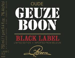 Oude Geuze Boon Black Label