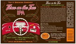 Tap It Brewing Co 3 On The Tree Tripple India Pale Ale