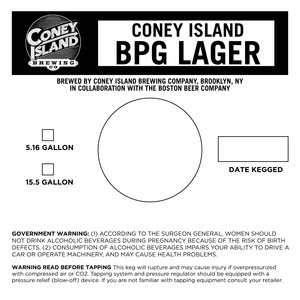 Coney Island Bpg Lager November 2015