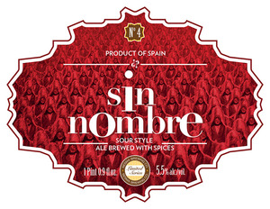 Sesma Brewing Co. Sin Nombre November 2015