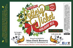 Better Than A Lottery Ticket Holiday Ale November 2015