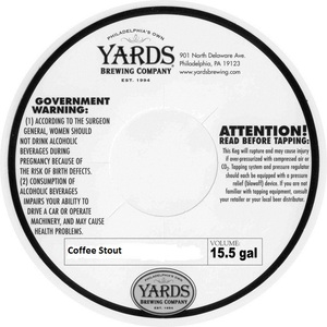 Yards Brewing Company Coffee Stout