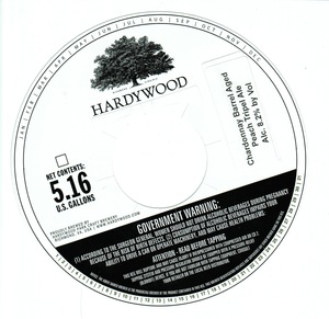 Hardywood Chardonnay Barrel Peach Tripel