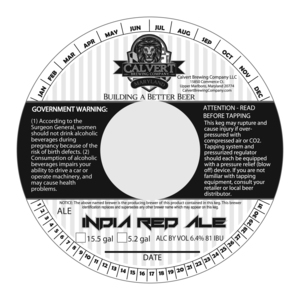 Calvert Brewing Company India Red Ale November 2015
