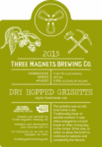 Three Magnets Brewing Co. Dry Hopped Grisette