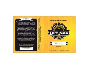 Innovation Brew Works '66 Blonde