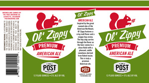 The Post Brewing Company Ol' Zippy Premium American Ale November 2015