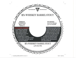 Bj's Whiskey Barrel Stout