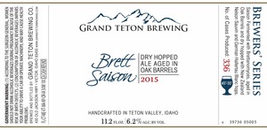 Grand Teton Brewing Company Brett Saison 2015