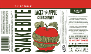 Tw Pitchers' Snake Bite Lager And Apple Cider Shandy November 2015