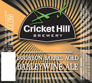 Cricket Hill Brewery Bourbon Barrel Aged Barleywine December 2015